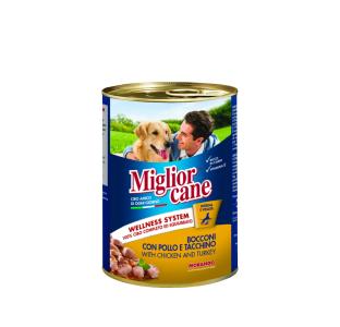 Miglior hrana za pse u konzervi - piletina puretina 24 x 405 g
