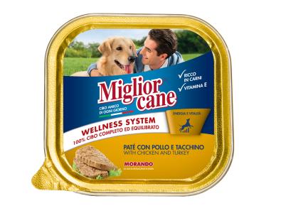Miglior hrana za pse piletina i puretina alu 22 x 150 g
