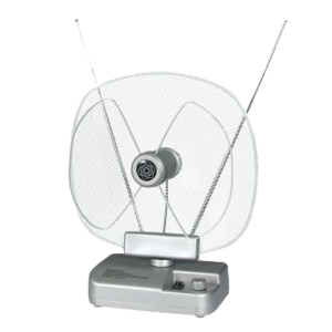 Falcom Antena sobna sa pojačalom, UHF/VHF, srebrna - ANT-204S