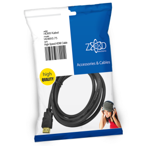 ZED electronic HDMI kabel, 0.75 met - HDMI/0.75
