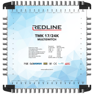 REDLINE Multišalter 4 satelita na 24 utičnice,kaskadni(bez adaptera) - TMK 17/24K