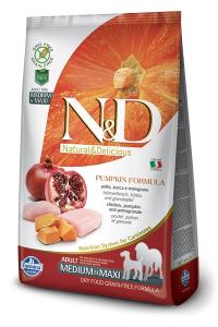 Farmina Natural & Delicious hrana za pse bez žitarica Adult Medium/Maxi Breed Piletina s bundevom i narom 2,5 kg