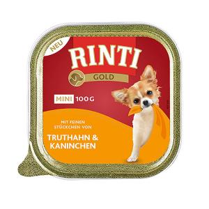 Rinti hrana za pse Gold Mini, puretina/zec, 100 g