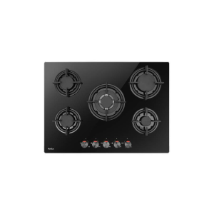 Amica ploča za kuhanje PGCA7101ApB, 5 x plin, Wok, 70 cm, staklokeramika, crna