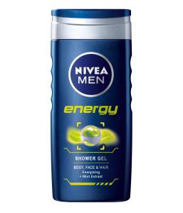 Nivea Energy gel za tuširanje za tijelo i kosu, , 250 ml