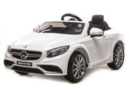 Mercedes S63 licencirani auto na akumulator - bijeli