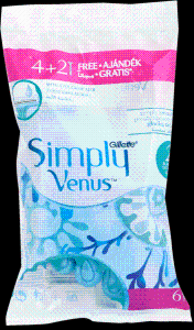 Gillette Simply Venus 2 jednokratne britvice, 4 + 2 kom