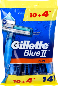Gillette BlueII jednokratne britvice, 10+4 kom