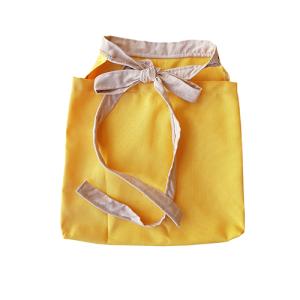Dječja torba za branje maslina - žuta boja, 34x37 cm