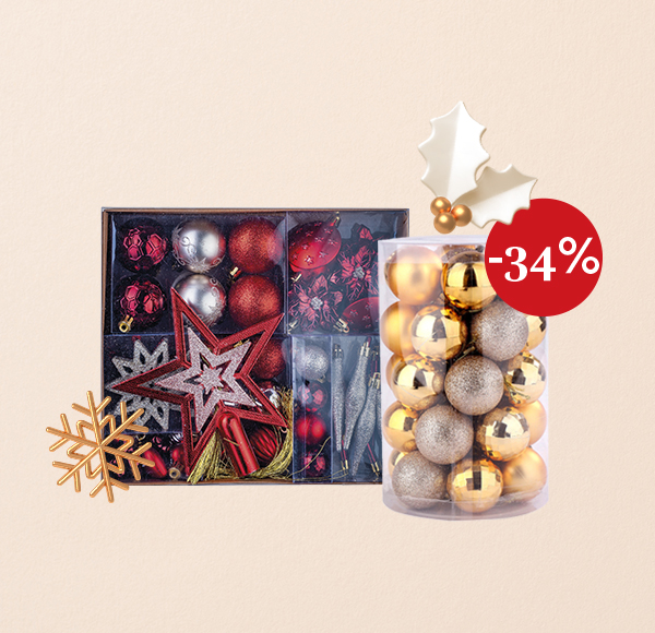 Komplet kuglica sa zvijezdom