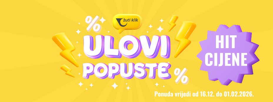 ‎Moguća su manja kašnjenja u isporuci naručene robe do 6.1.2026. zbog inventure