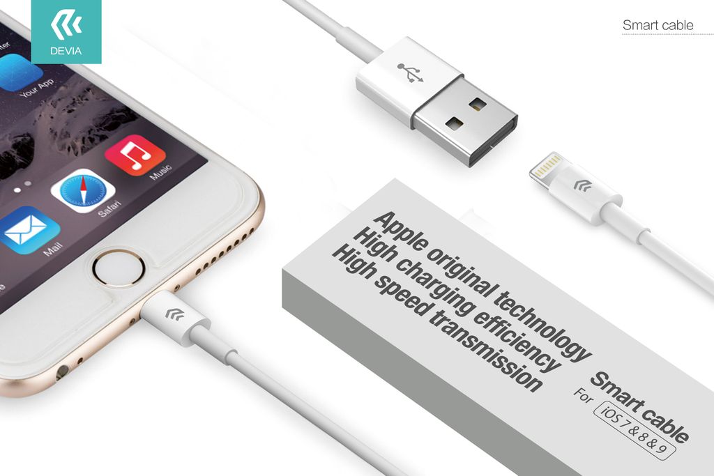 Slika Devia Smart series kabel za Apple 5V/2.1A, 1.2 m