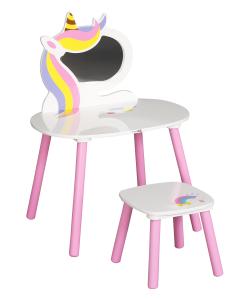 FREEON kozmetički stol i stolica unicorn multicol 40420
