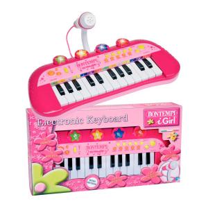 BONTEMPI klavijatura sa mikrofonom roza 122971