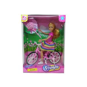 Lutka na biciklu