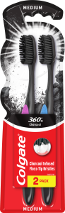 Colgate četkica 360° Charcoal, 1+1