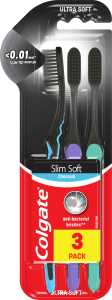 Colgate četkica za zube, Slim soft s ugljenom, 3pack