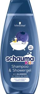 Schauma Blueberry dječji šampon i gel za tuširanje, 400 ml