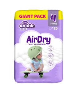 Violeta double care AirDry Giant pelene 4 maxi (7 – 18 kg), 120 kom.