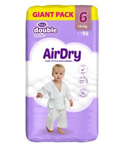 Violeta double care AirDry Giant pelene 6 junior plus (16+ kg), 96 kom.