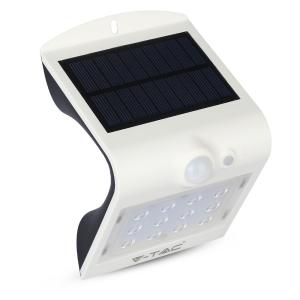 1.5W LED solarna zidna lampa sa senzorom 4000K, bijelo+crno kućište