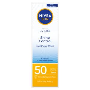 Nivea SUN UV Face Shine Control za zaštitu kože lica od sunca SPF 50, 50 ml
