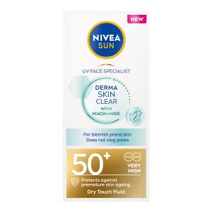 Nivea SUN UV Face Specialist Derma Skin Clear Ultra lagani fluid za zaštitu kože lica od sunca SPF50+, 40 ml