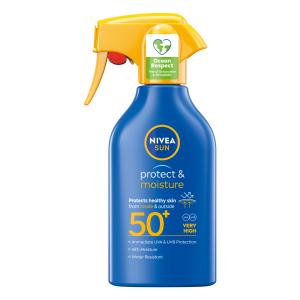 Nivea SUN Protect & Moisture Trigger sprej SPF50+, 270 ml