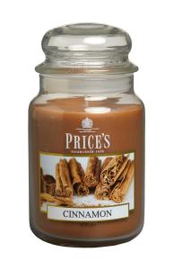 Prices Candles svijeća Large Cinnamon PBJ010610