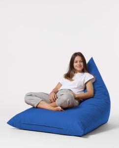 Pyramid Big Bed Pouf vreća za sjedenje, plava