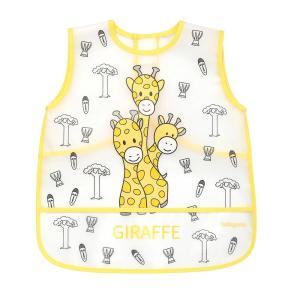 BabyOno Podbradak košuljica 12+ mjeseci žirafe, Žuta