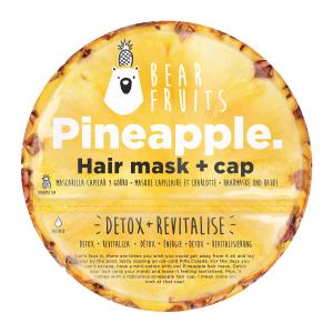 Bear Fruits Maska za kosu + kapa ananas, 1 kom