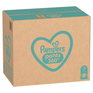 Pampers Pants, Veličina 7, 114 Pelena-Gaćica, 17 kg+, Mjesečno pakiranje