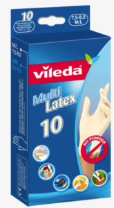 Vileda jednokratne rukavice Multi Latex 10/1 M/L