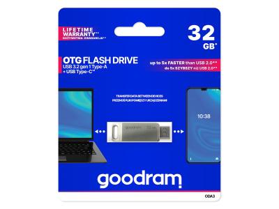 Memorija USB GoodDrive ODA3 3.2 32GB, USB-C, USB-A