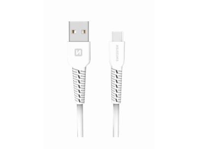SWISSTEN kabel USB/USB-C, 2A, 1m, bijeli