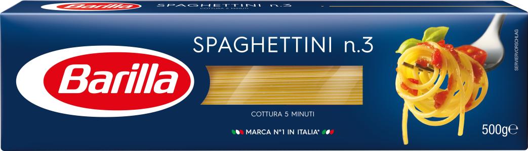 Barilla spaghettini 3, 500 g