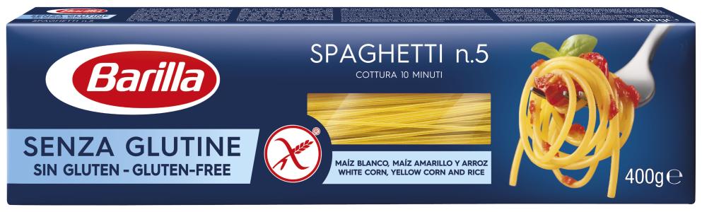 Barilla spaghetti gluten free, 400 g