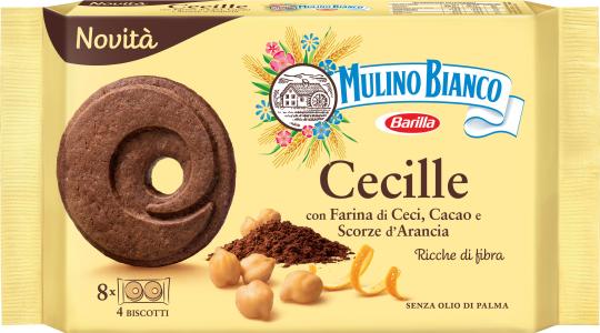 Mulino Bianco Cecille Legume keksi sa slanutkom, kakaom i korom od naranče  220 g