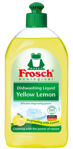 Frosch deterdžent za ručno pranje suđa  žuti limun 500 ml