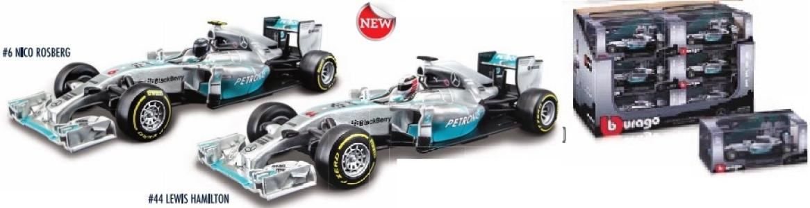 Bburago 1:32 Mercedes Benz AMG Petronas F1