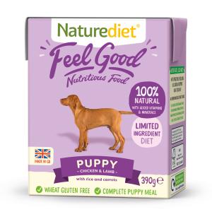 Naturediet  Hrana za pse feel good - puppy / junior 390 g