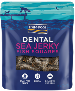 Fish4Dogs Hrana za pse dental fish squares 115 g