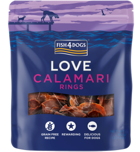 Fish4Dogs Hrana za pse love calamari rings 60 g