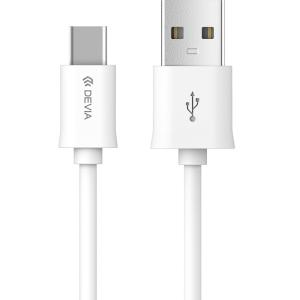 Devia Smart series USB kabel, Tip C, 5V 2A, 1 m, Bijeli