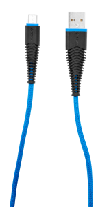 Devia Fish series micro usb kabel Plava (5v 2.4a,1.5m)