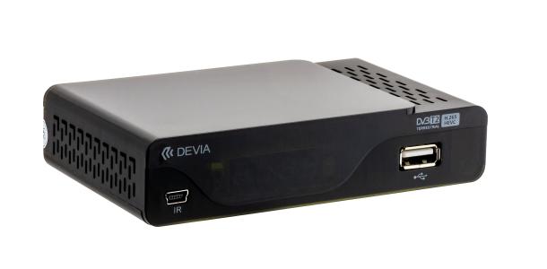 Devia DVB-T2 prijamnik s IR senzorom