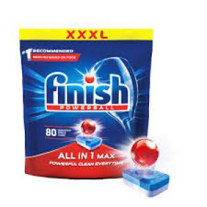 Finish tablete za strojno pranje posuđa all in 1 max tab 80 kom