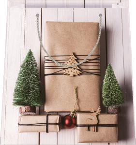 Ukrasna vrećica Merry Christmas Tree, veličina XL