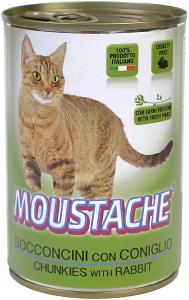 Moustache hrana za mačke, Rabbit (zec), konzerva, 415 g